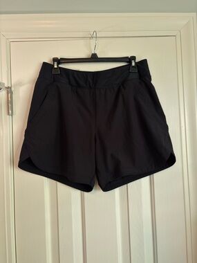 Lands' End Black Athletic Active Shorts